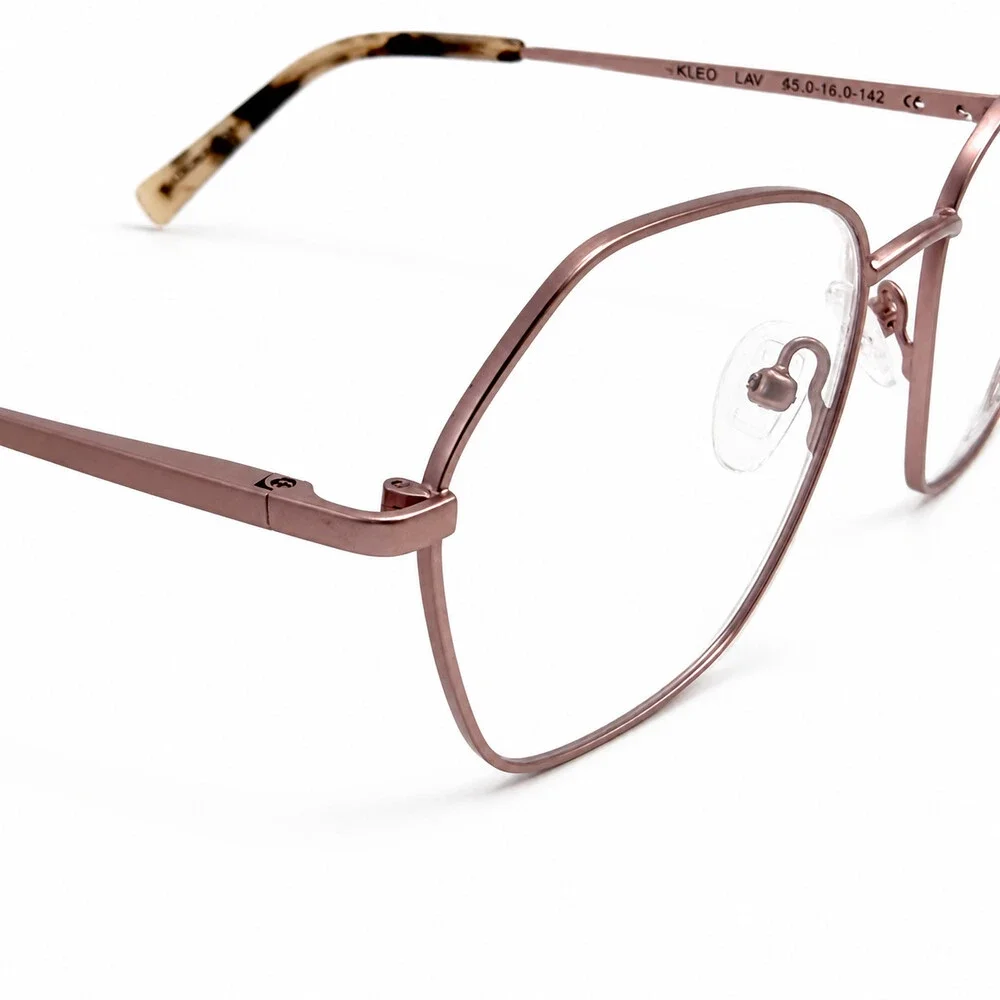 KLEO Lavender Metal Eyeglass Frames 55-16-142 - New